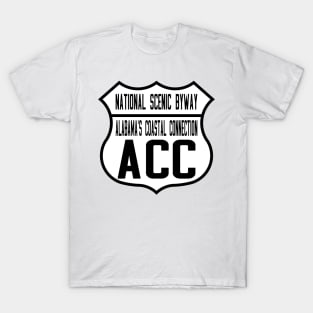 Alabama's Coastal Connection National Scenic Byway route shield T-Shirt